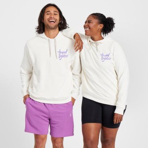 Bluza z Kapturem Allbirds R&R Męskie Białe | PL4331BC