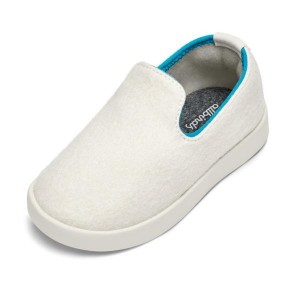 Buty Slip On Allbirds Smallbirds Wełna Loungers Dziecięce Białe | PL4872MA