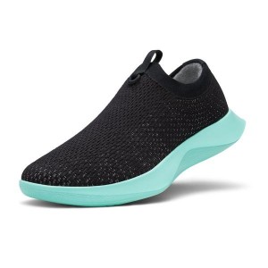 Trampki Allbirds Tree Dasher Relay Damskie Czarne Mięta | PL4473SO